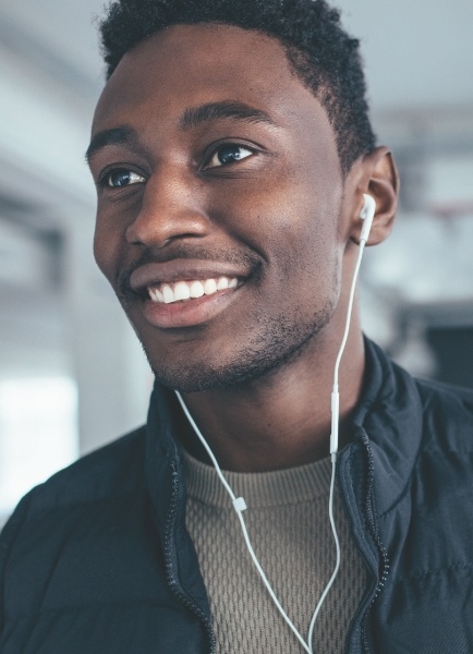 Man with health smile