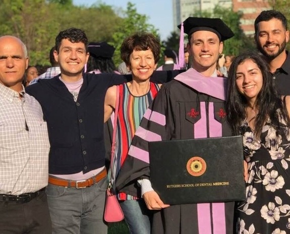 Doctor Montalbano at his high school graduation